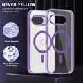 ice color magnetic suction suitable for google 9a charging mobile phone case pixel10 ice mist semi-transparent anti-fall cross-border case