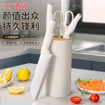 Yangjiang knife set - kitchen edition, complete set for home use, includes slicing, carving, and vegetable chopping knives, southeast asian cross-border e-commerce