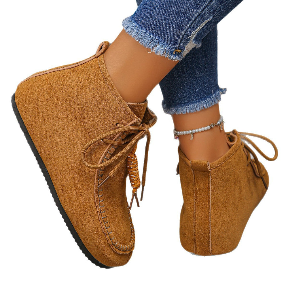 Exportautumnew arrivalfashiontasseltie backflatshidden heelflats women's boken shoeseasiest for matchcasualflats
