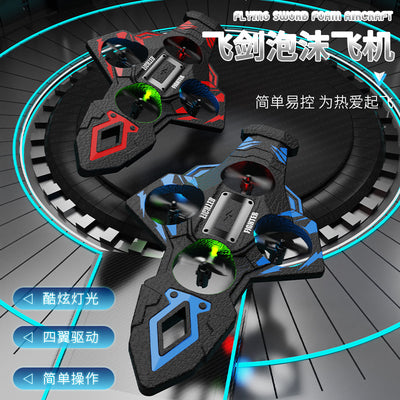 2025 new cross-border remote control foam airplane - gravity sensing stunt flying sword - children's toy drone