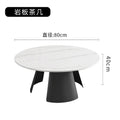 Rock slab coffee table round modern living room creative designer accessible luxury side table small apartment balcony casual italian tea table