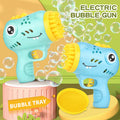 hot product 36-hole dinosaur bubble machine handheld electric bubble gun gatling bubble blowing kids toys wholesale