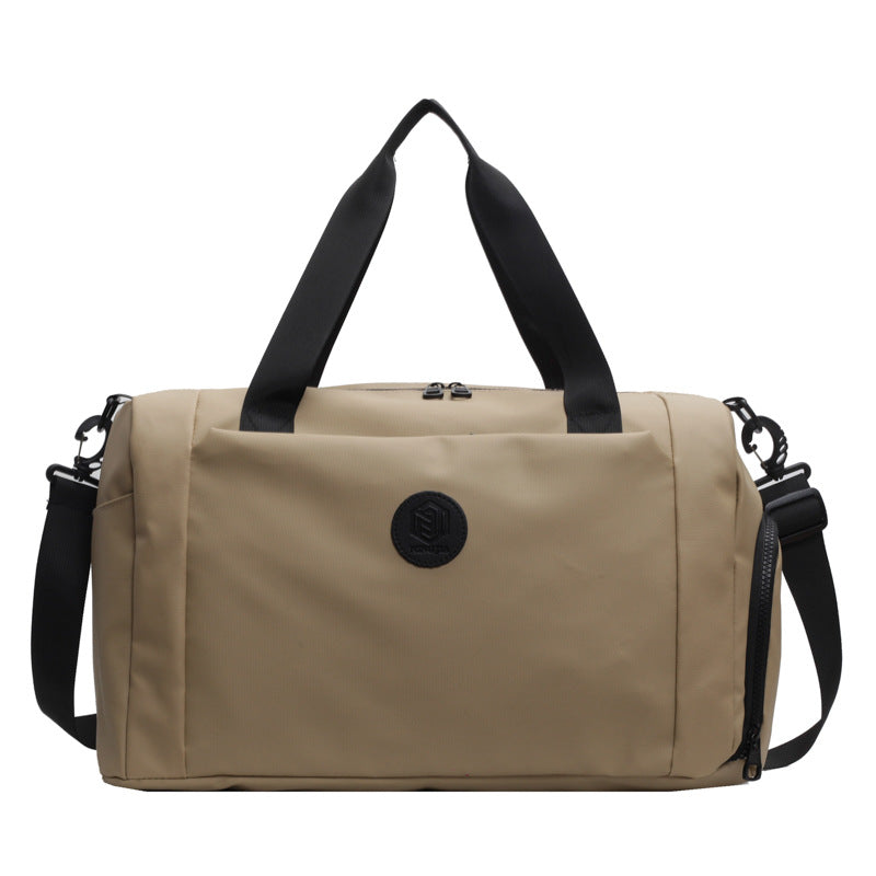 Short-distance large-capacity fashion travel bag, portable shoulder fitness bag, outdoor leisure, short-distance light hand-held training bag