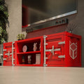 American iron tv cabinet industrial style retro living room storage floor cabinet loftcasual furniture tv cabinet free shipping