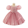 Ready-to-ship toddler lace-up princess dress - perfect for baby girl's first birthday!