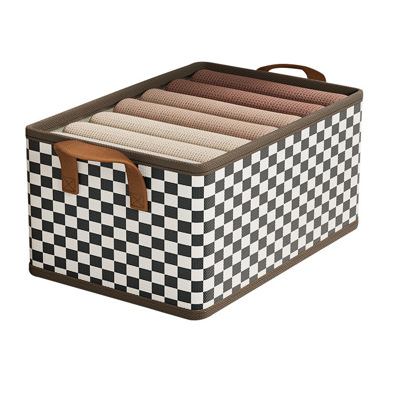Clothes, pants storage, household drawer-type wardrobe, clothing fabric layering artifact, folding storage basket, finishing box