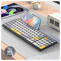 Viper k100 bluetooth dual-mode wireless keyboard - slim chocolate keycaps, ideal for desktop, laptop, office, business, and portable use