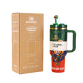 new arrival football series ice cup stanley portable straw cup large capacity 304 stainless steel thermos cup