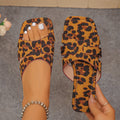 Plus size women's ethnic style sandals for export - new summer  breathable printed open-toe roman sandals and slippers