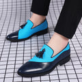 2024 new men's leather dress shoes - business formal, plus size, slip-on, trendy casual, korean style, versatile, british fashion