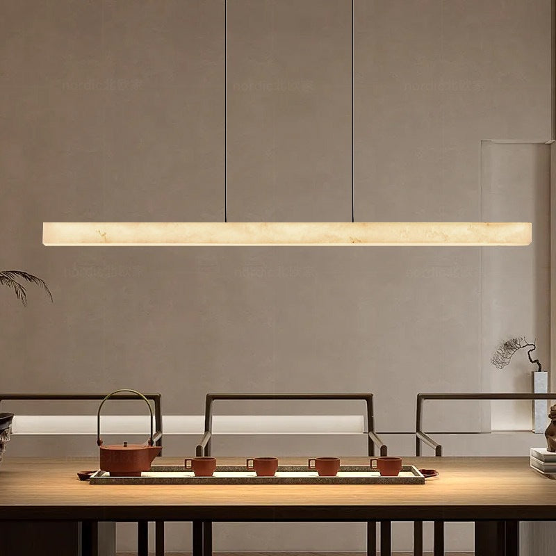 Marble pattern italian normcore restaurant chandelier accessible luxuryclassy dining table tea room island table one-word bench chandelier
