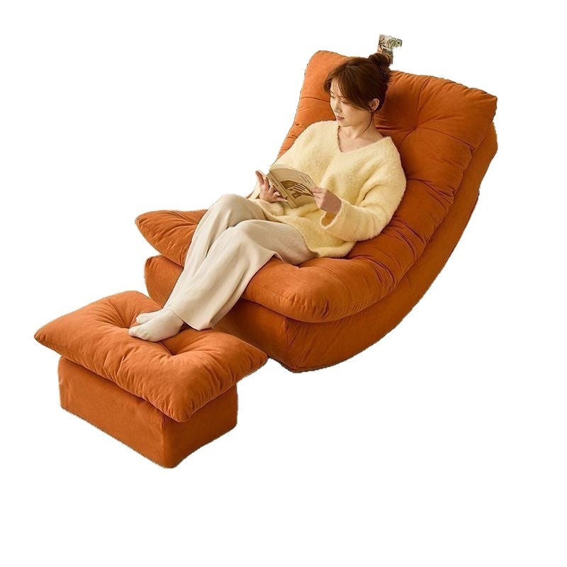 Moon rocking chair recliner - lounging, sleeping, lazy sofa - home leisure living room balcony single sofa chair