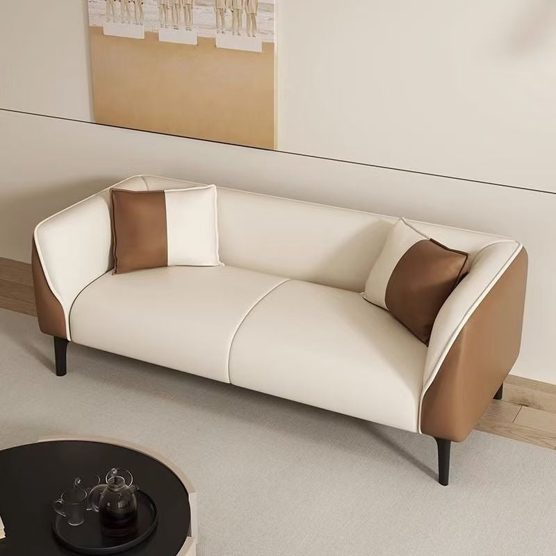 Sofa living room new arrival cat scratching leather sofa small apartment rental room double three person simple small sofa lazy sofa