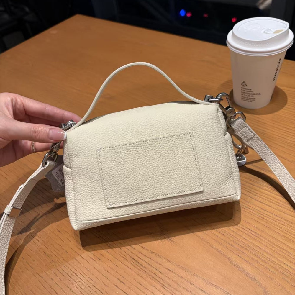 Women's fashionable and high-quality handbag - 2026 new retro minimalist boston shoulder & crossbody bag - small square bag