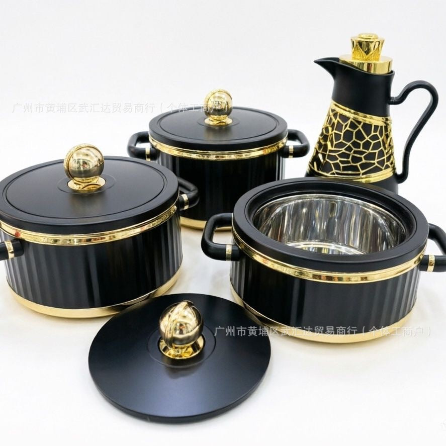 Food warmer thermal insulation pot thermal insulation lunch box large capacity commercial rice thermal insulation pot for home lunch box portable