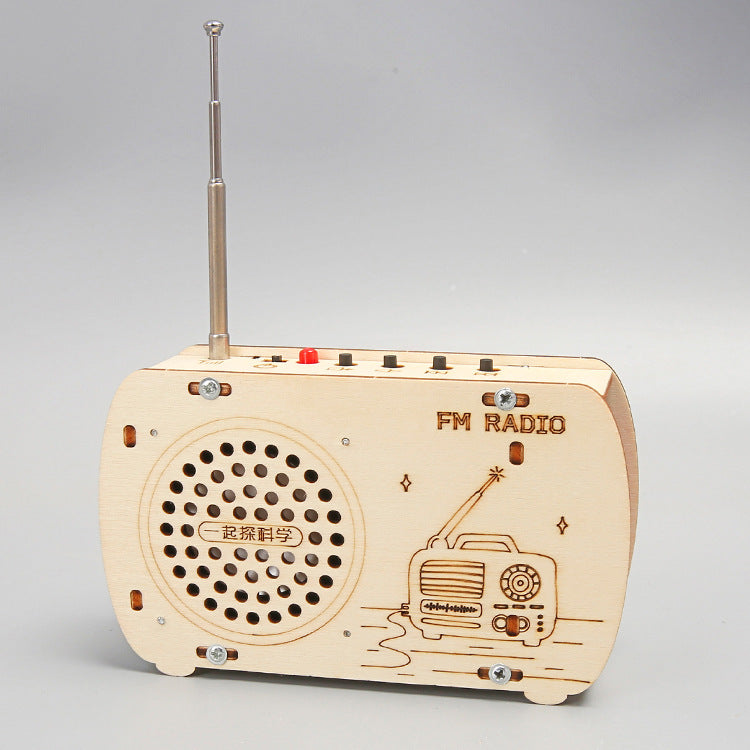 Science and technology small production children's educational toys DIY radio student homemade handmade model scientific experiment wholesale