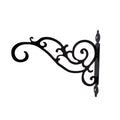 European-style wall-mounted iron flower basket, wall decor hanging basket, flower rack, hanging plant stand, living room balcony green plant ornament, black