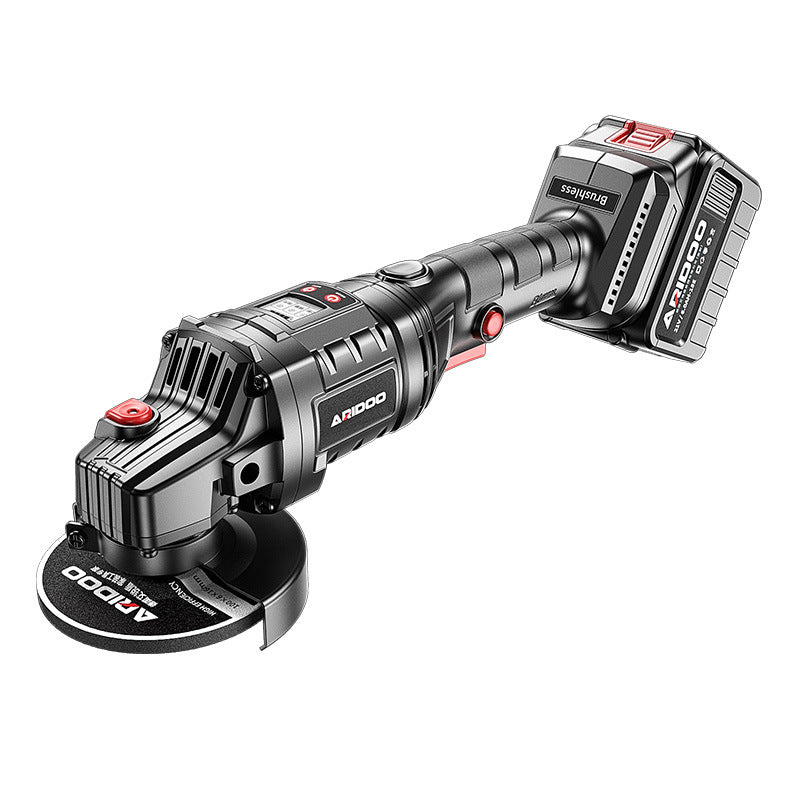 Airidun Brushless Lithium Angle Grinder Rechargeable Polishing Machine Grinder Cutting Machine Rotary Grinder Hand Grinder