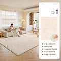 Cream style carpet living room pure color new arrival full coverage large area no-wash wipeable waterproof anti-fouling bedroom bedside blanket