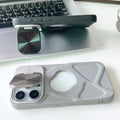 17pro silicone lens holder suitable for iphone16 mobile phone case all-inclusive magnetic leakage mark apple 15 protective cover