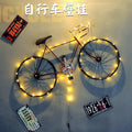 Loft industrial style wall decorations indoor wall bar creative iron bicycle soft decoration pendant