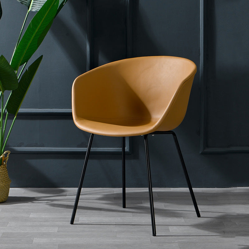 Scandinaviancasual dining chair italian restaurant for home backrest stool modern casualcasualinspopular makeup desk chair