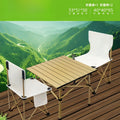 Outdoor folding chair and table camping set - portable, ultralight roll-up table and folding chair - factory direct