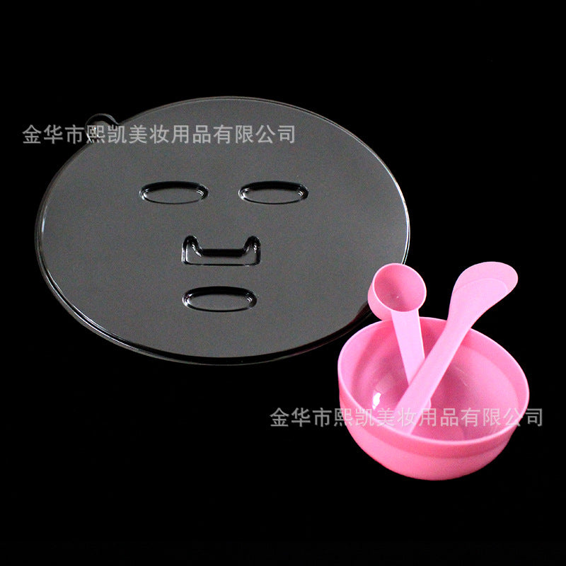Beauty mask tool set: pvc mixing tray, mask bowl, mixing spatula, measuring spoon, seaweed mold - multifunctional combo