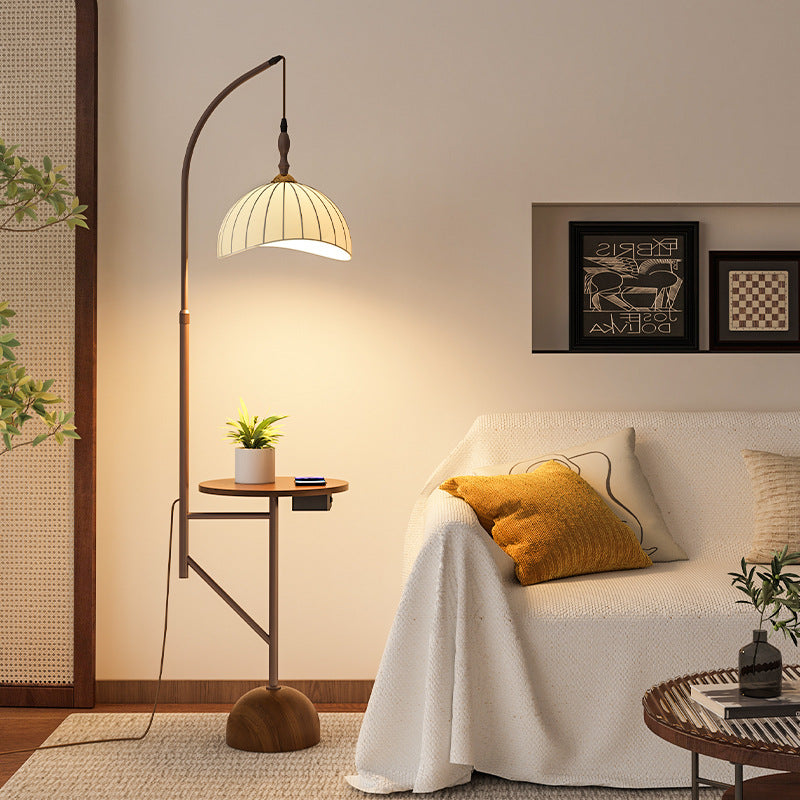 Medieval style floor lamp living room sofa beside wabi-sabi style zen high-end bedroom study storage atmosphere bedside lamp