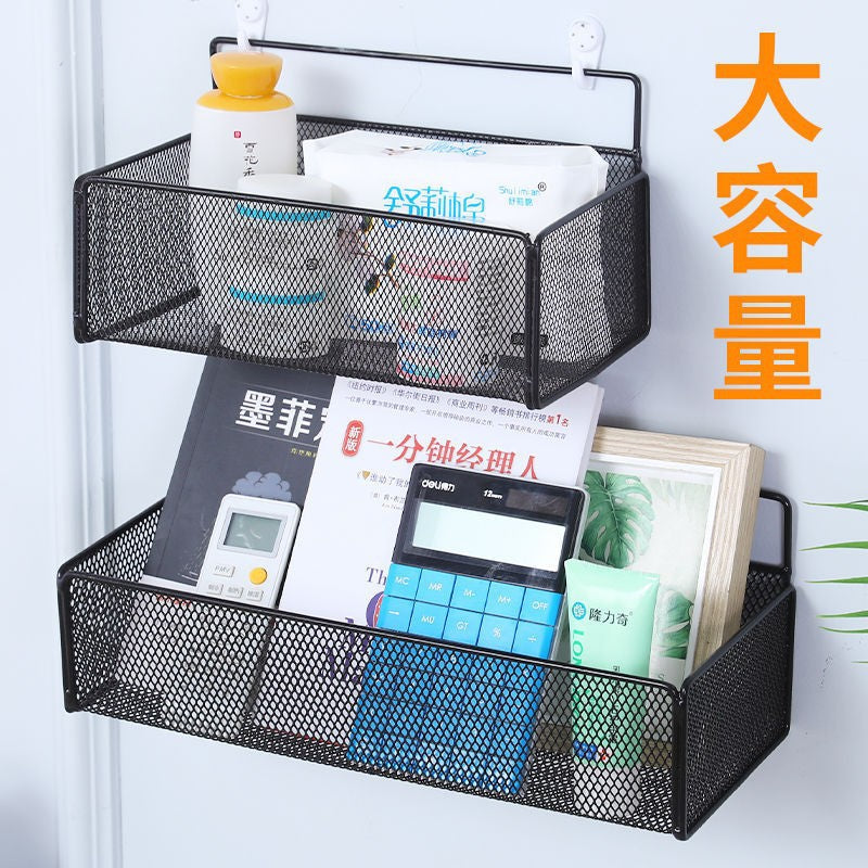 No-drill wall mount shelf - multi-purpose storage for bedroom, bathroom, kitchen, and dorm room