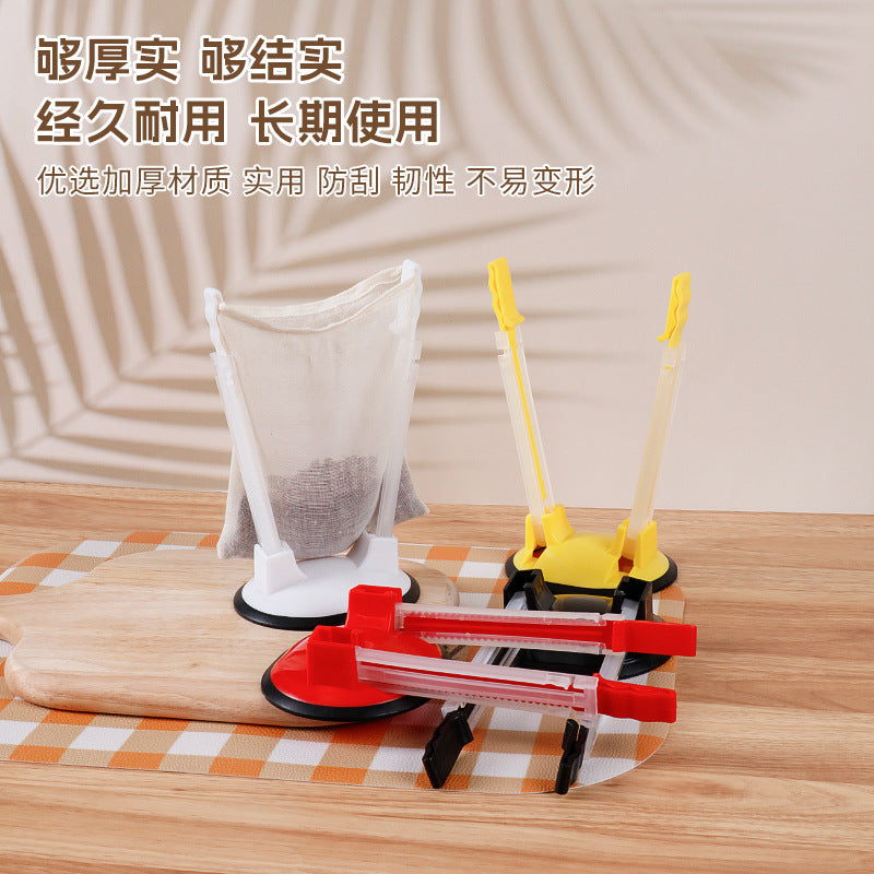 Practical kitchen bag holder, popular kitchen rack, fresh-keeping bag holder, cross-border hot-selling hanging bag holder, manufacturer wholesale