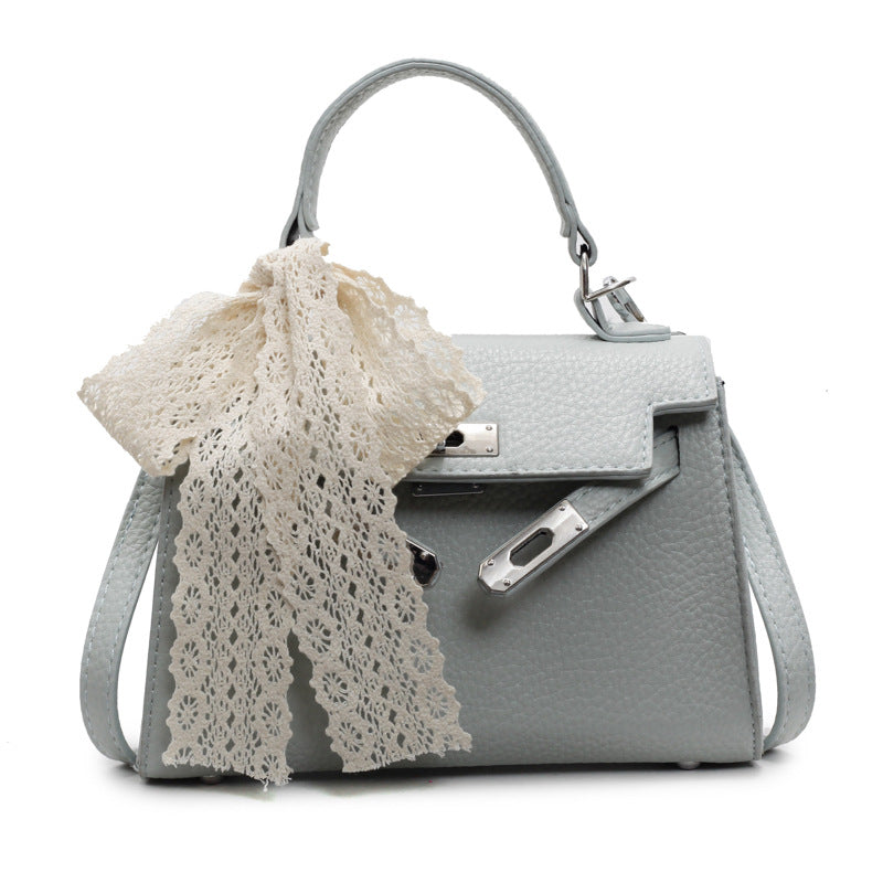 New bag women's 2025 popular high-end spring summer fashion versatile shoulder messenger bag portable Kelly bag