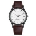 Men's white face dark brown