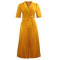 D3364  fashion cross-border  summer elegant fashionable elegant half sleeve suit collar african dress