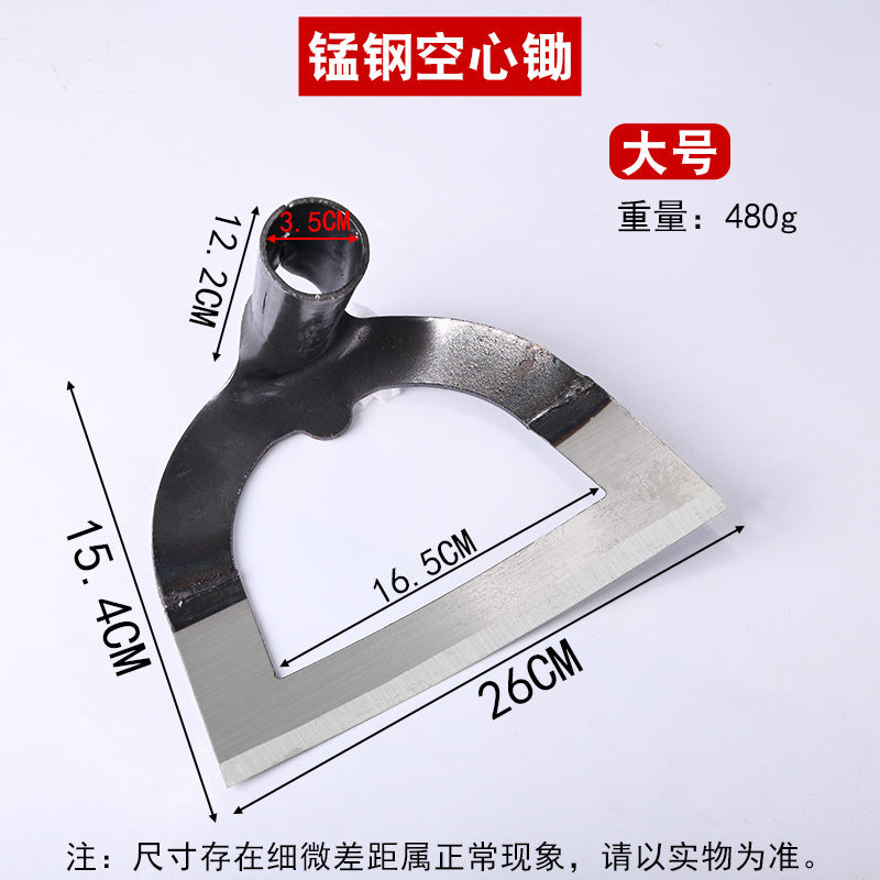 除草锄头家用种菜挖土开荒大锄头加厚户外锰钢锄家用铲草农具厂家