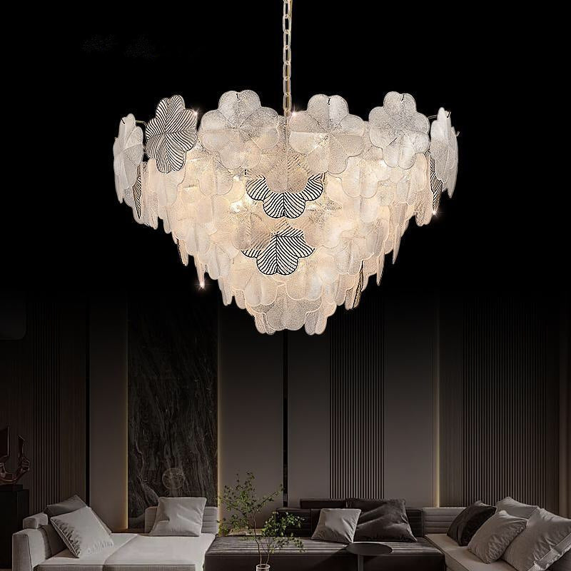2025 New Modern Light Luxury Lighting Luxury Atmosphere Living Room Main Light Bedroom French Villa Dining Room Crystal Chandelier