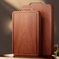 Wenge wood cutting board solid wood for home restaurant kitchen anti-mildew and antibacterial double-sided solid wood cutting board chopping board abrasion resistant