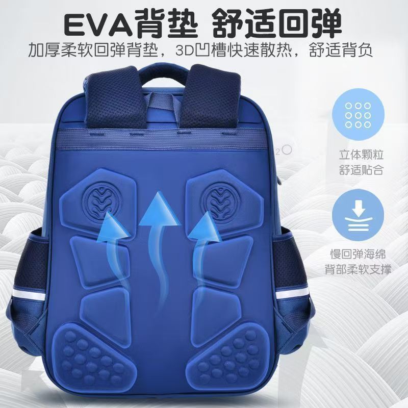 foreign trade british style boys cute school backpack burden reduction girls kidsprinting primary school students school bag wholesale