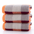Yarn-dyed cotton square towel dark men's towel thickened plus soft water-absorbent labor protection towel one piece dropshipping