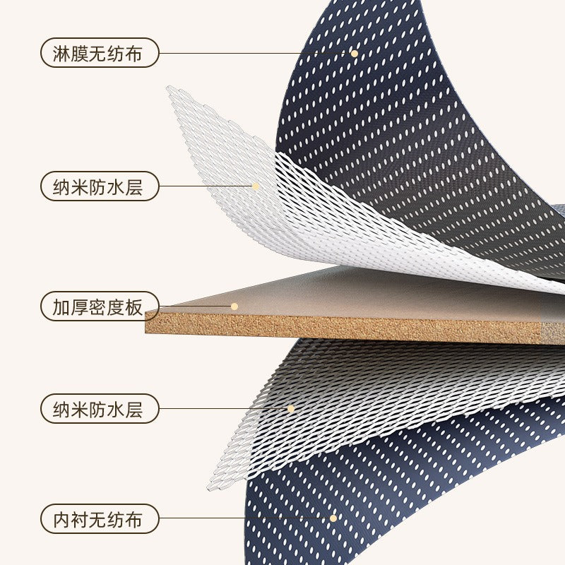 Household large-capacity thickened non-woven polka dot portable dustproof and moisture-proof window finishing foldable storage box