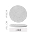 Embossed rock texture flat plate - creative & unique ceramic dinner plate for restaurants & hotels - high-style serving dish