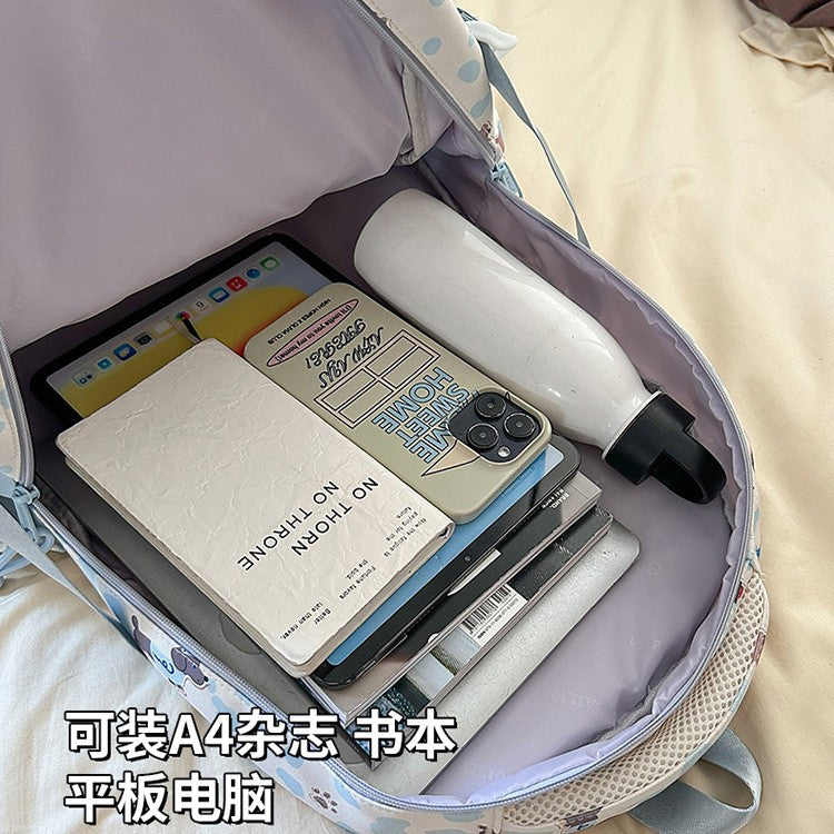 Cute and stylish cartoon backpack for high school students, 2025 new arrival, large capacity, unique design