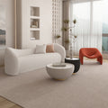 Cream nordic sofa special-shaped living room small apartment modern casual beauty salon rest area suitable for small apartments