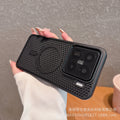 Premium metal lens compatible xiaomi 15 magsafe magnetic honeycomb cooling phone case, redmi k80 drop-proof