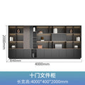 Walnut color 4000*400mm ten-door cabinet (including delivery)