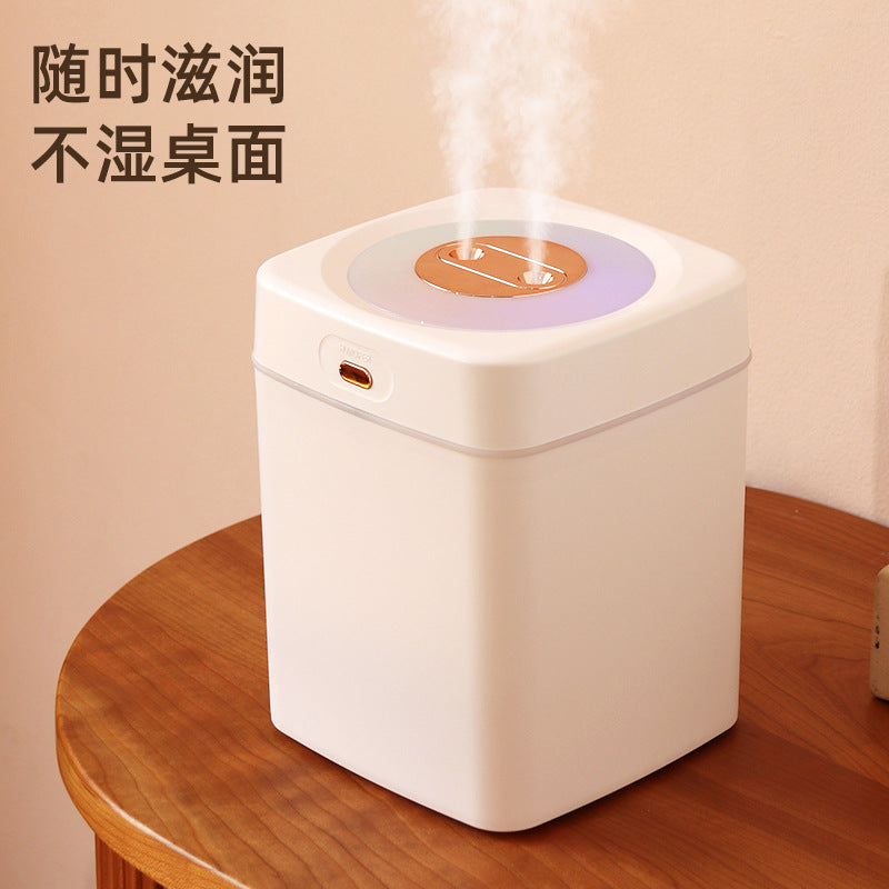 3l large-capacity humidifier double spray hydration for home large fog volume aromatherapy silent humidification handy gadget moisturizing spray