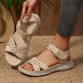Amazon summer new arrivals: velcro open-toe platform sandals - lightweight, sporty style, plus size beach slides -