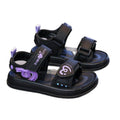 Girls' sandals:  new summer open-toe beach sandals, soft-soled princess slides for girls, stylish outerwear for mid-to-large children