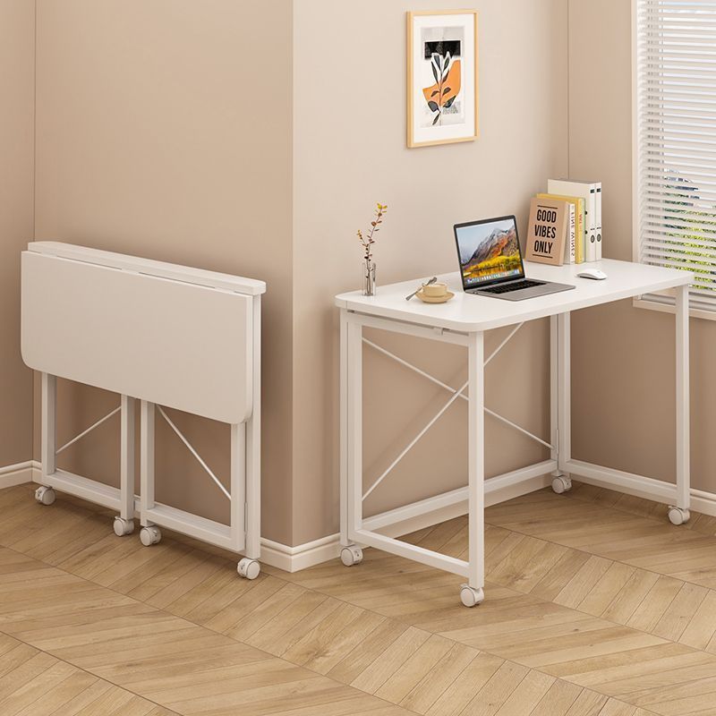 Mobile home folding small table bedroom study desk student simple writing office desk computer desk bedside table