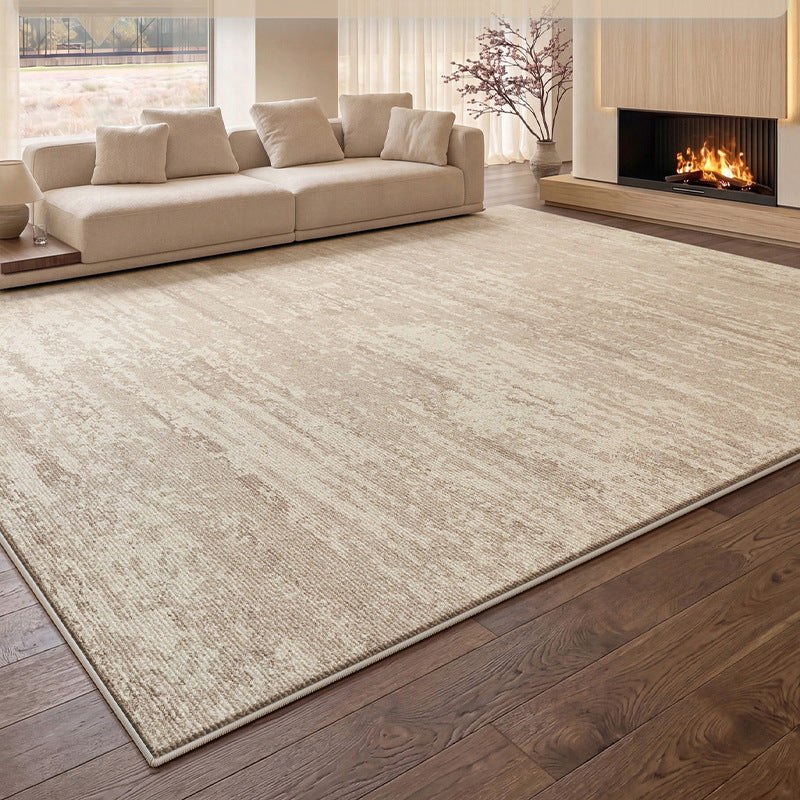 Carpet living room new style no-wash and wipeable sofa soundproof floor mat light luxury cream style high-end thickened bedroom floor